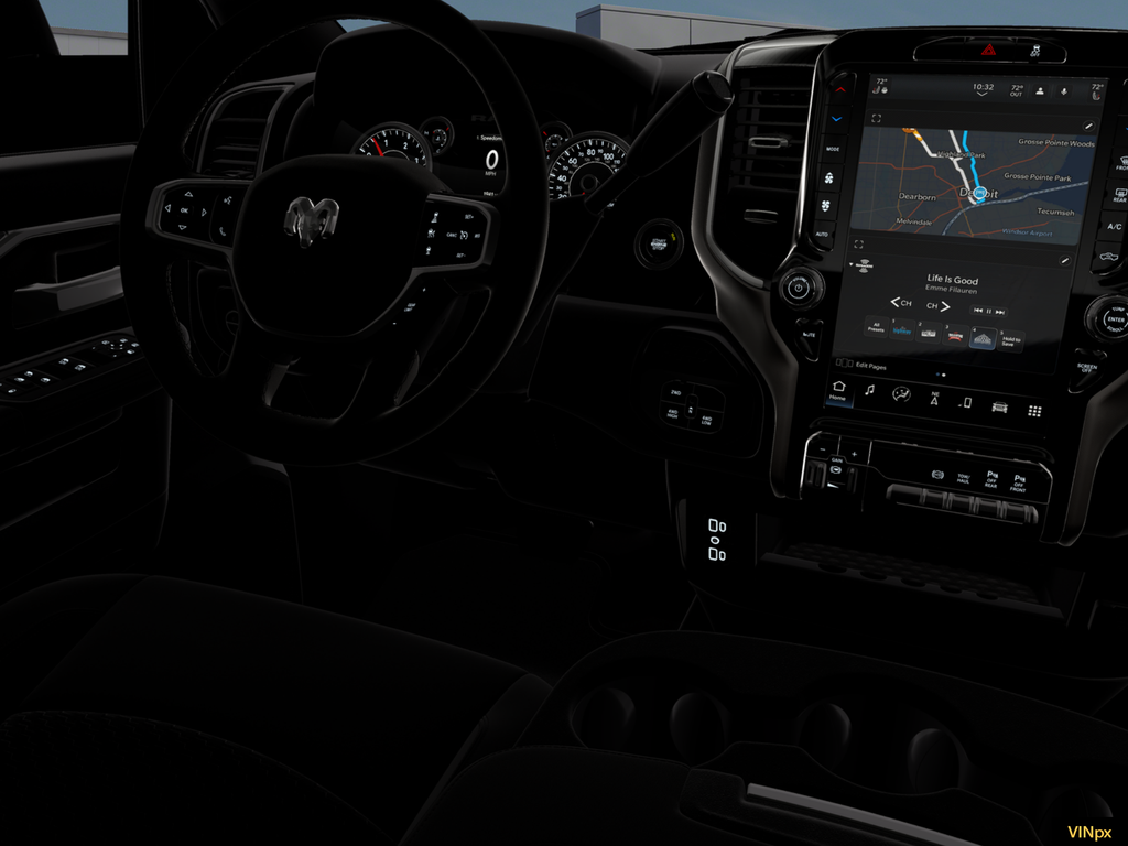 New 2026 Granite Crystal Metallic Clear-Coat Exterior Paint RAM Big Horn image 19