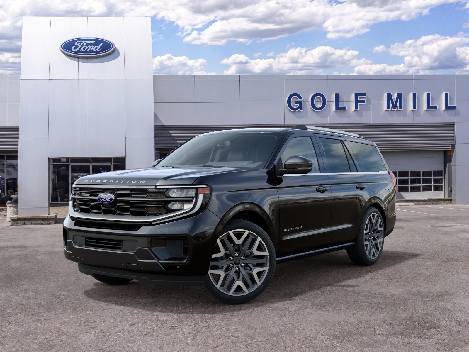 New 2027 Agate Black Metallic Ford Platinum image 3
