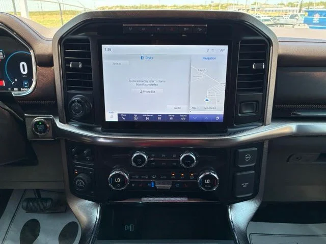 Used 2021 White Metallic Ford King Ranch image 11