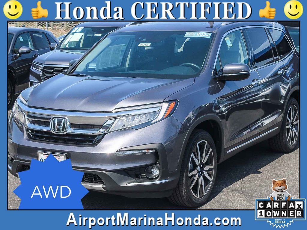 Certified Used 2022 Modern Steel Metallic Honda AWD ELITE image 5