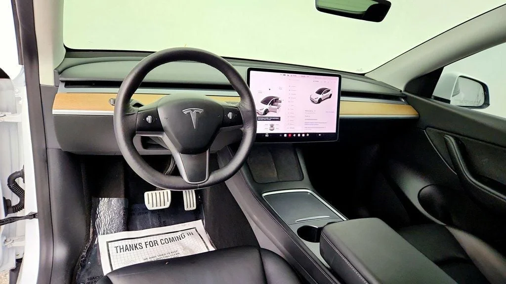 Used 2022 Pearl White Multi-Coat Tesla Performance AWD image 12