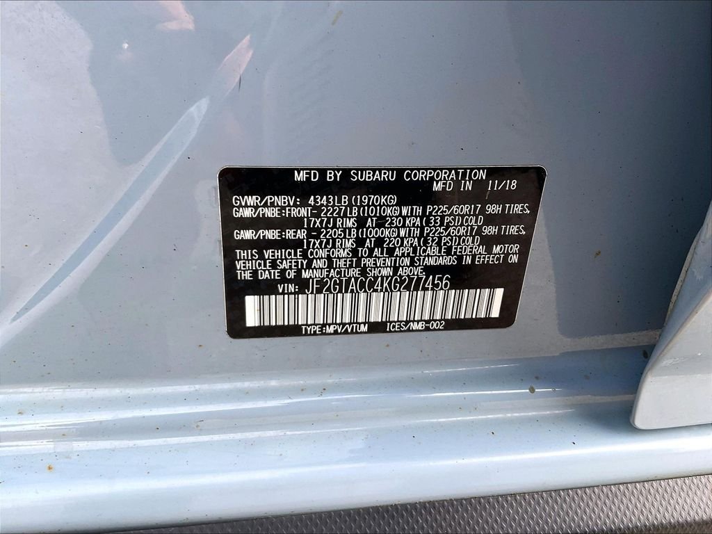 Used 2019 Cool Gray Khaki Subaru 2.0i Premium image 29