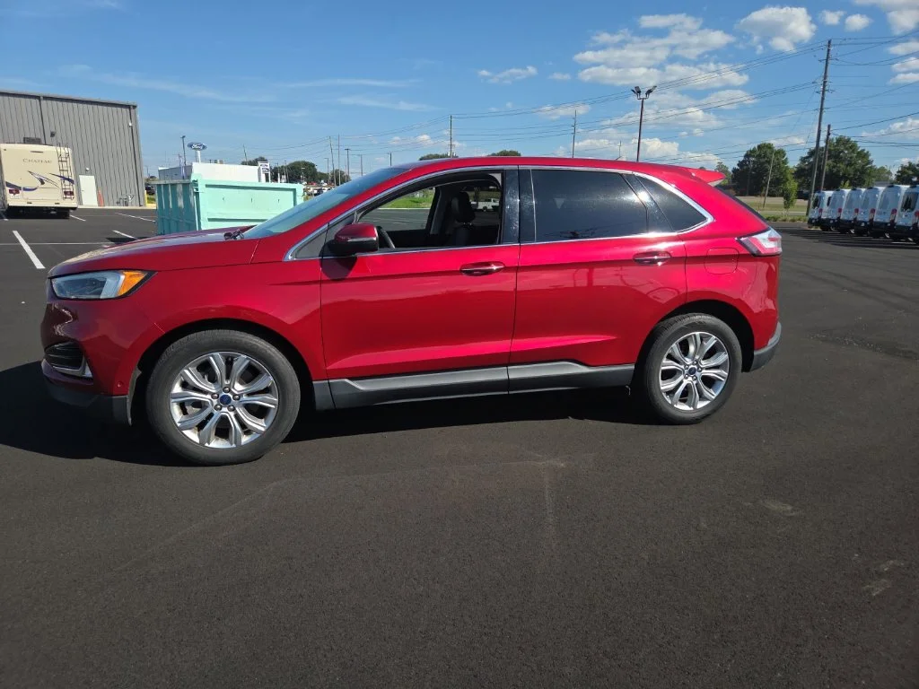 Used 2021 Red Ford Titanium image 6