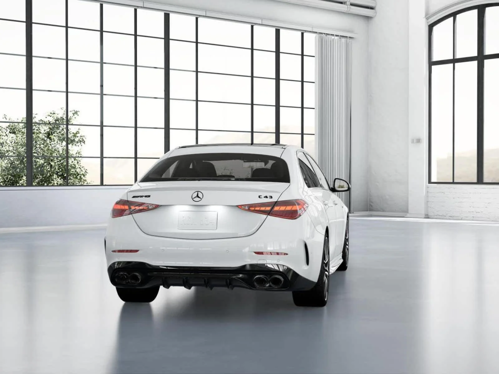 New 2026 Polar White Mercedes-Benz AMG® C 43 4MATIC Sedan image 22