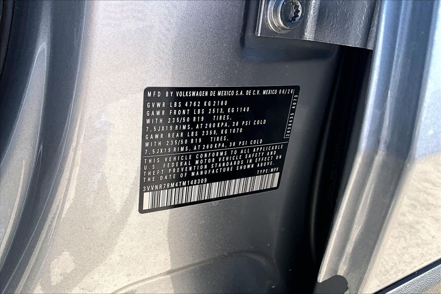 New 2026 Pyrite Silver Metallic Volkswagen 2.0T SE image 21