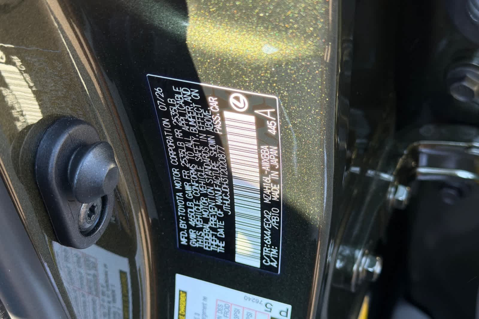 New 2026 Nori Green Pearl Lexus UX 300h PREMIUM AWD image 33