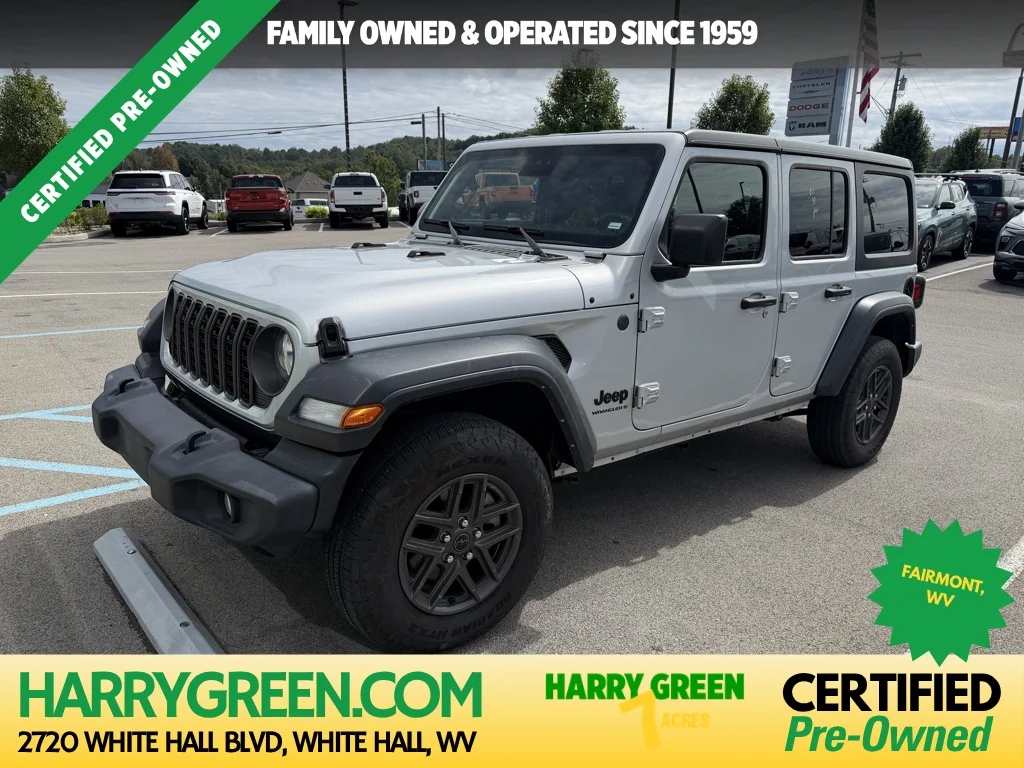 Certified Used 2024 Silver Zynith Clearcoat Jeep Sport S image 1