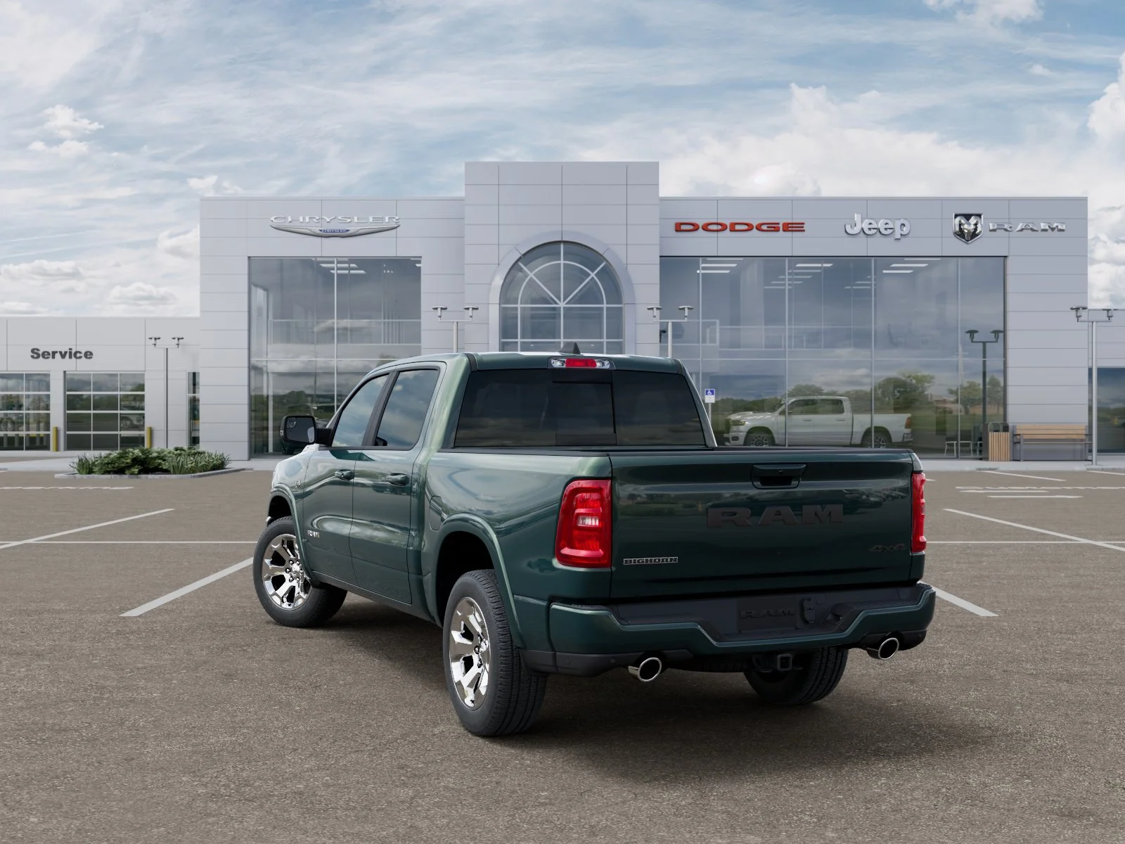 New 2026 Serrano-Green Metallic Exterior Paint RAM Big Horn/Lone Star image 29