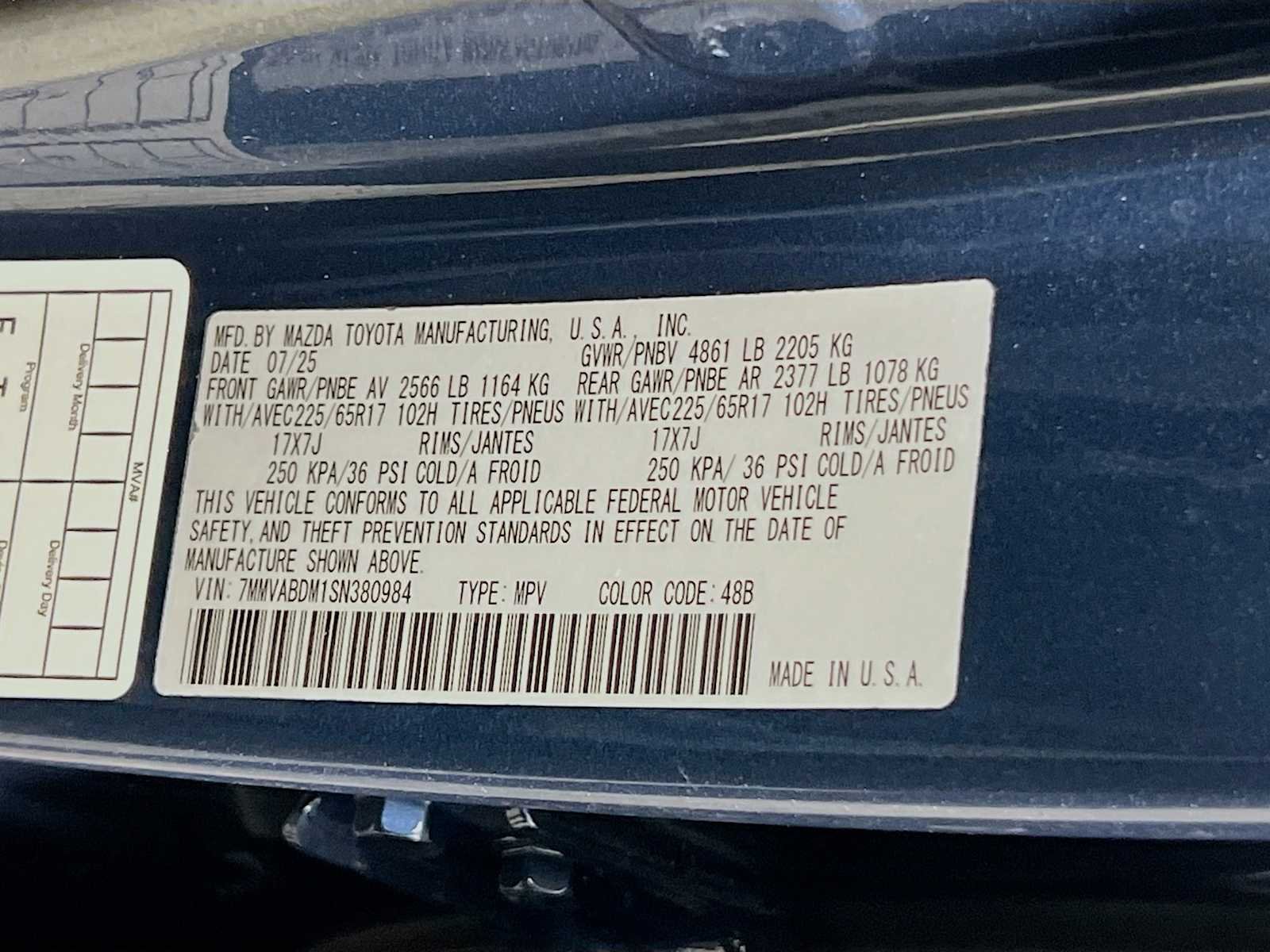 Used 2025 Ingot Blue Metallic Mazda 2.5 S Premium Package image 31