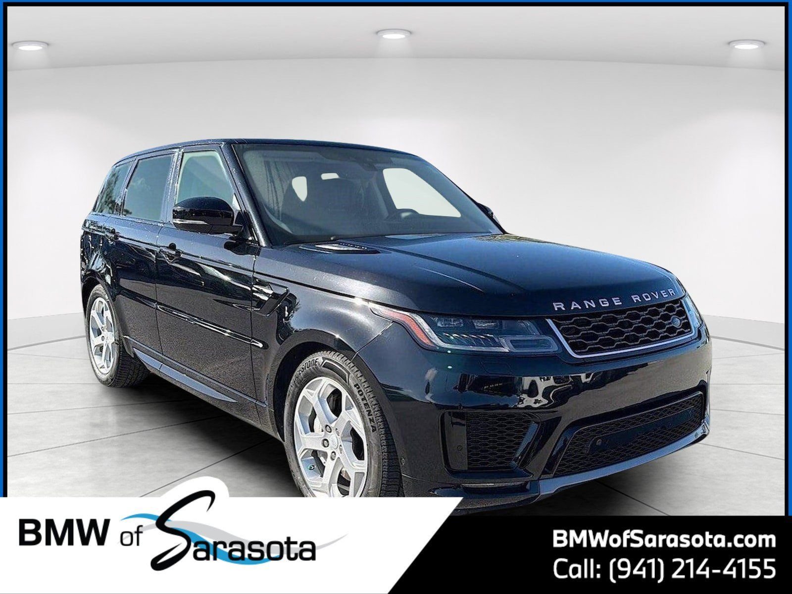 Black 2020 Land Rover Range Rover Sport HSE 4WD SUV / Crossover All-Wheel Drive