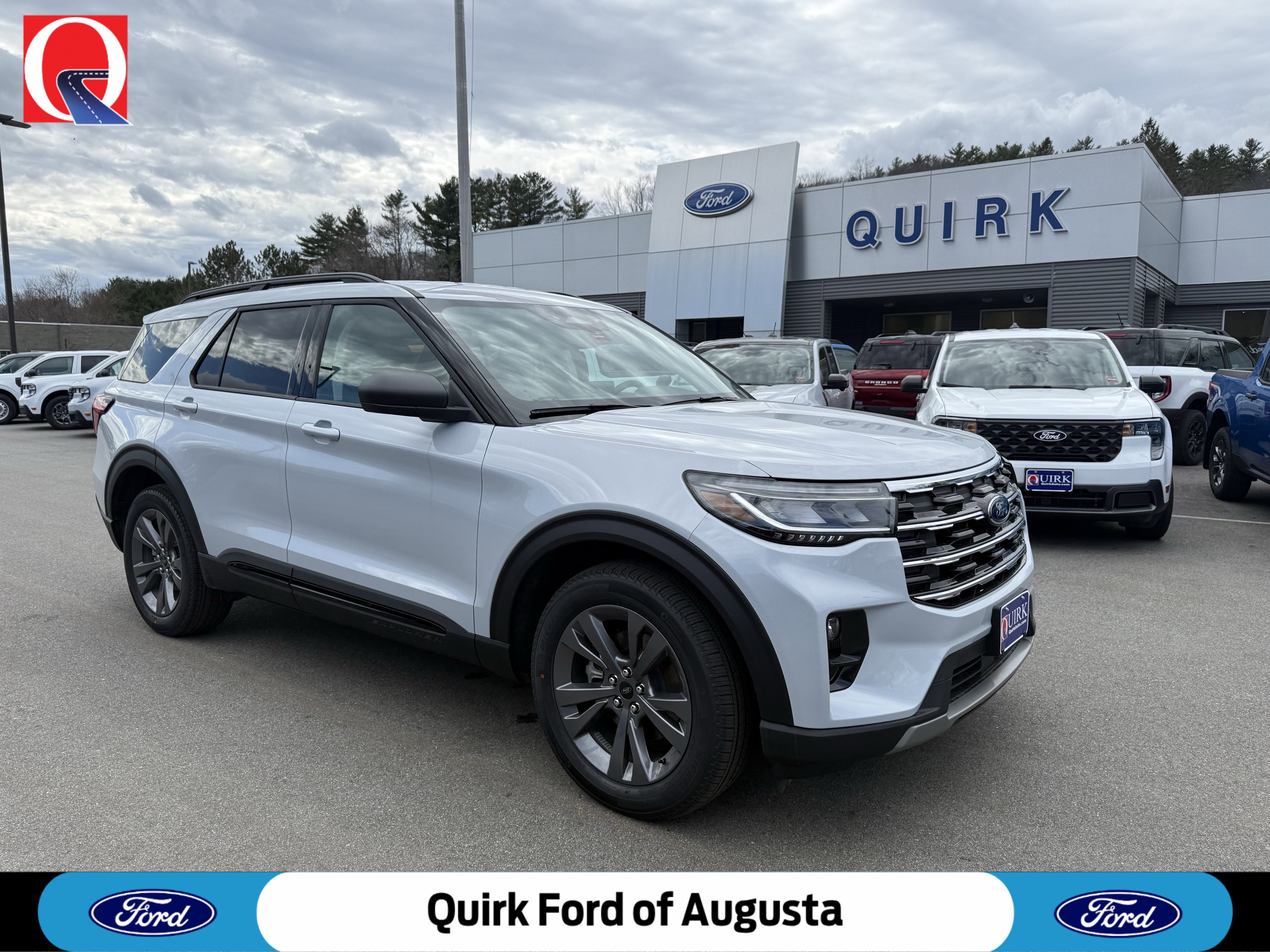 New 2026 Space White Metallic Ford Active image 1