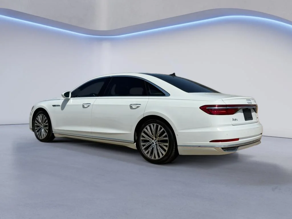 Used 2019 Glacier White Metallic Audi L 55 (Tiptronic) (No Longer Available Fo image 3