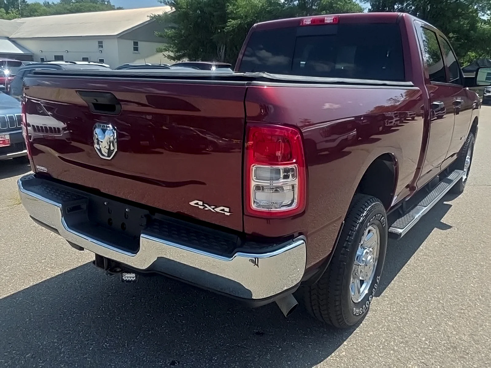 Certified Used 2021 Delmonico Red Pearlcoat Ram Tradesman Crew Cab 4x4 6