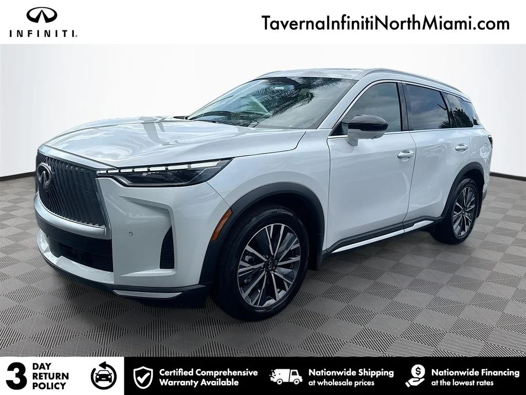 Certified Used 2026 White INFINITI LUXE image 1