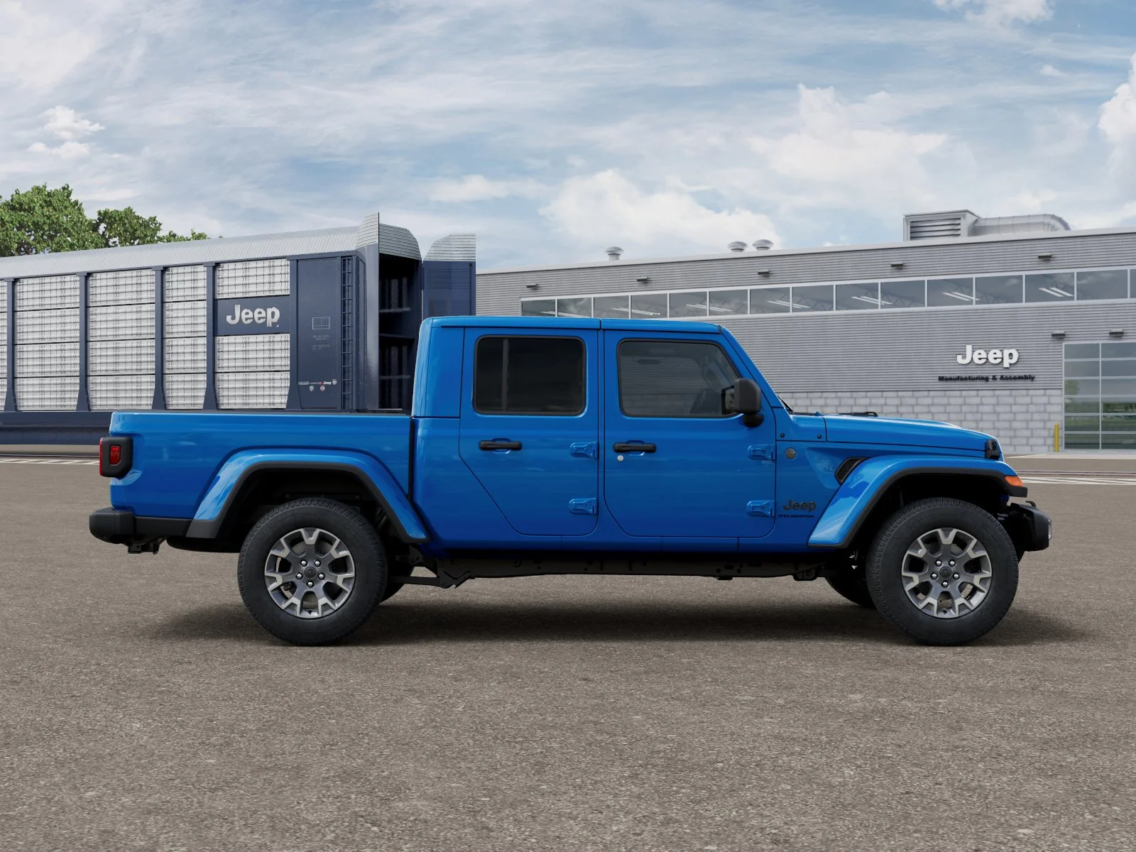 New 2026 Hydro Blue Pearl-Coat Exterior Paint Jeep Sahara image 23