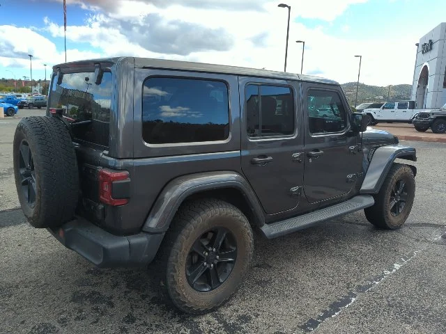 Used 2021 Gray Jeep Unlimited Sahara Altitude image 3