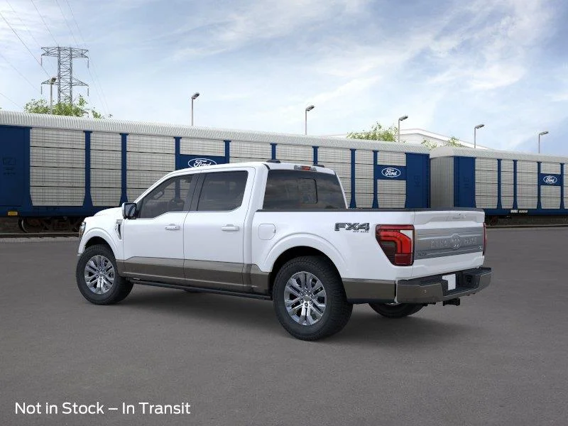 New 2026 Star White Metallic Tri-Coat/Marsh Gray FORD  image 5