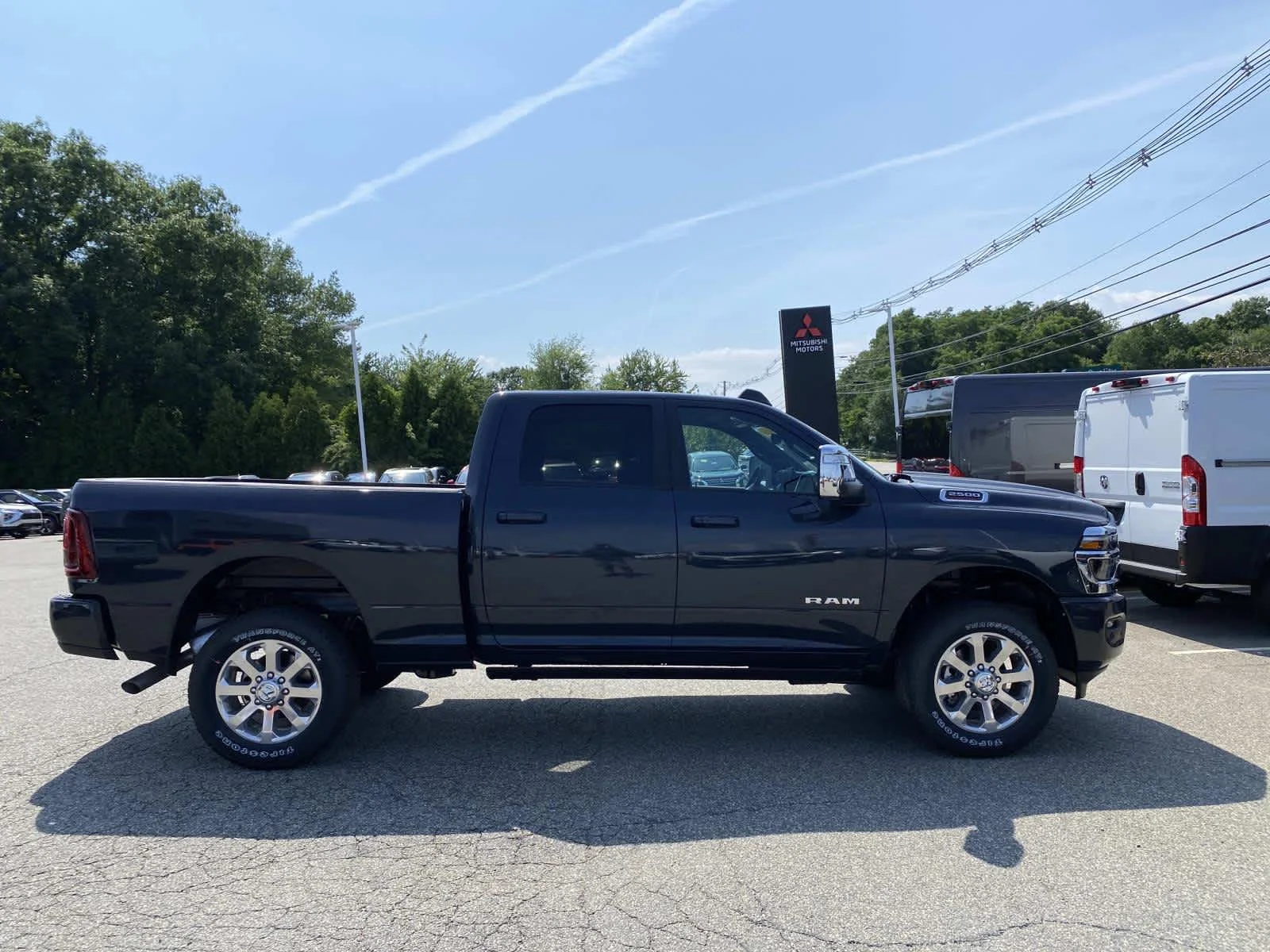 New 2026 Forged Blue Metallic Exterior Paint RAM Laramie image 2