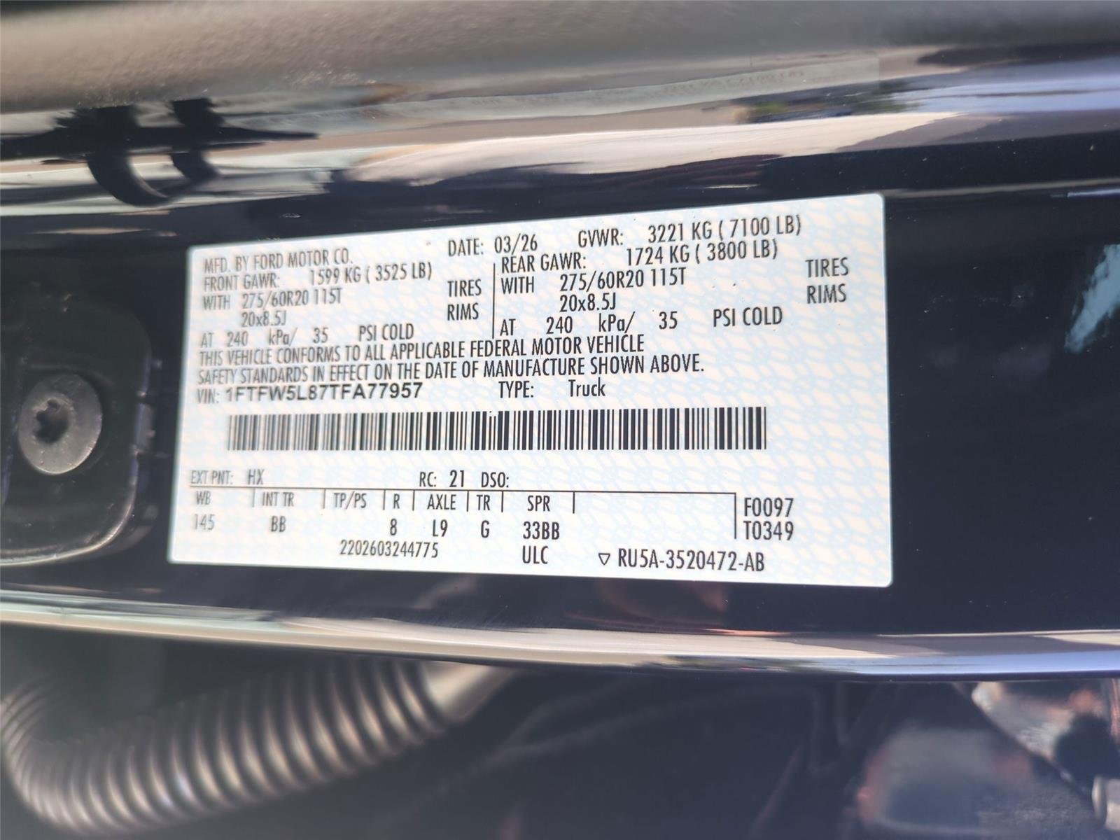 New 2026 Antimatter Blue Metallic Ford Lariat® image 40