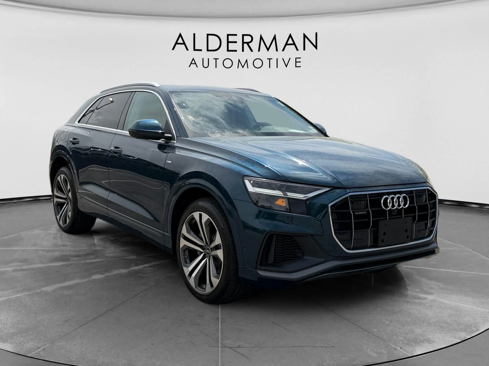 Used 2022 Galaxy Blue Metallic Audi Premium Plus image 8