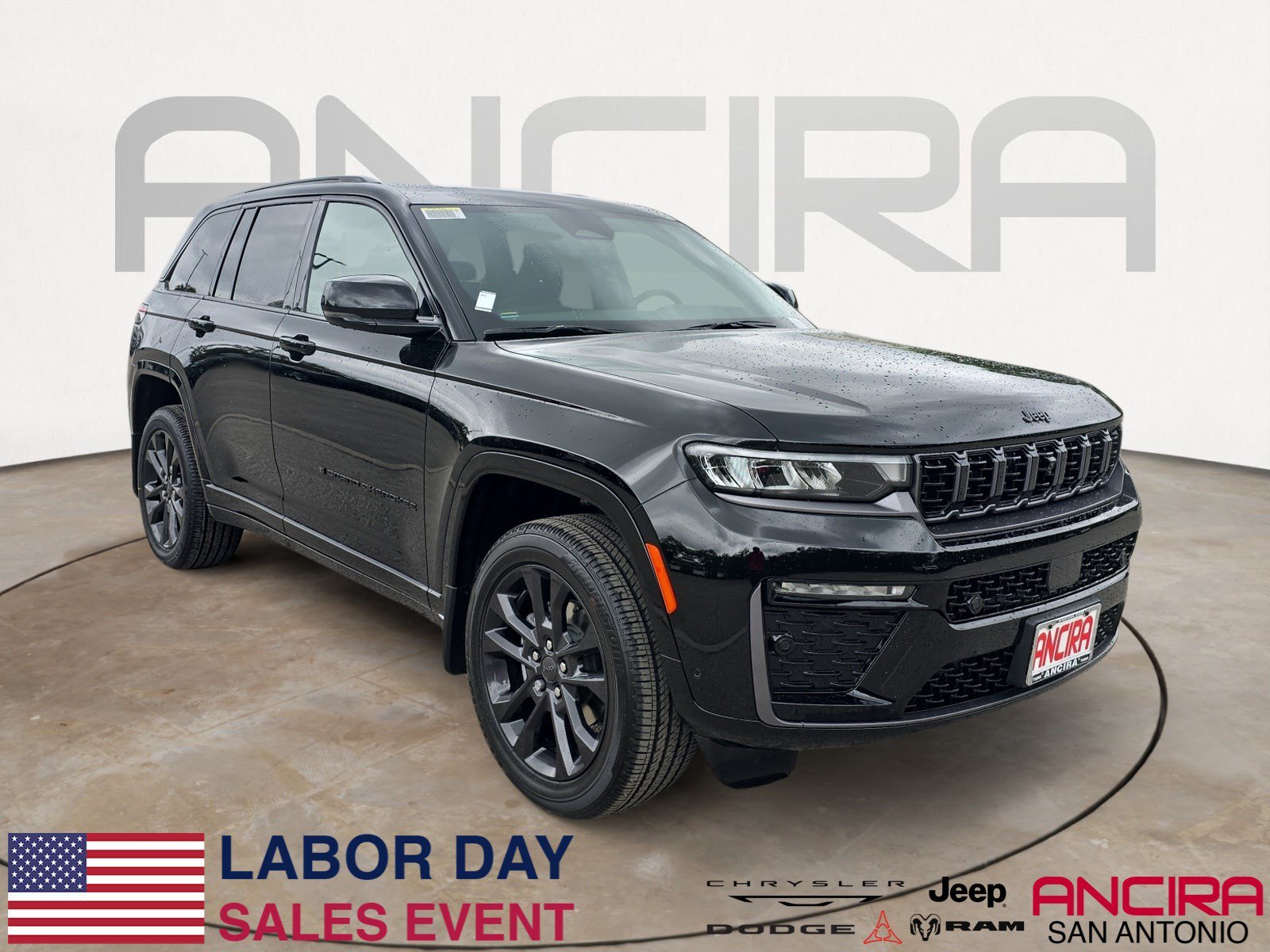 New 2026 Diamond Black Crystal Pearlcoat Jeep Limited Reserve image 1