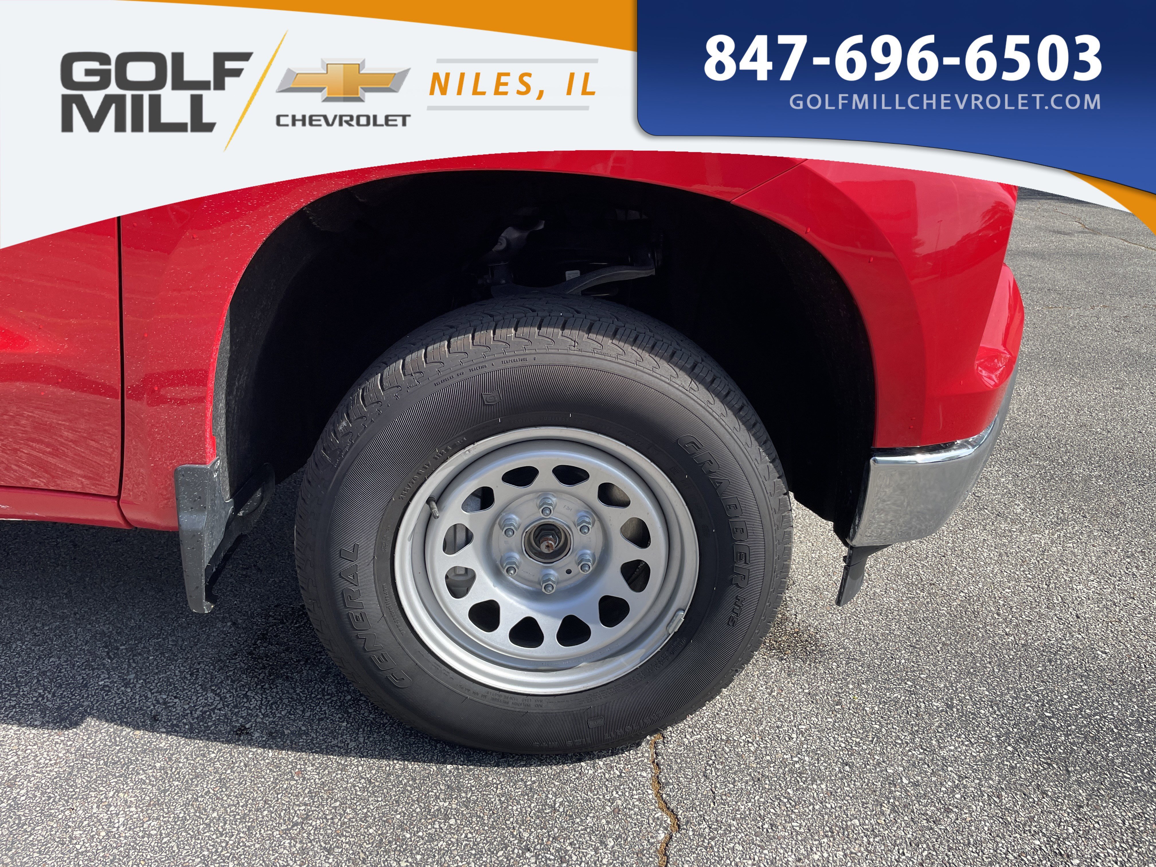 Used 2025 Red Hot Chevrolet Work Truck image 27
