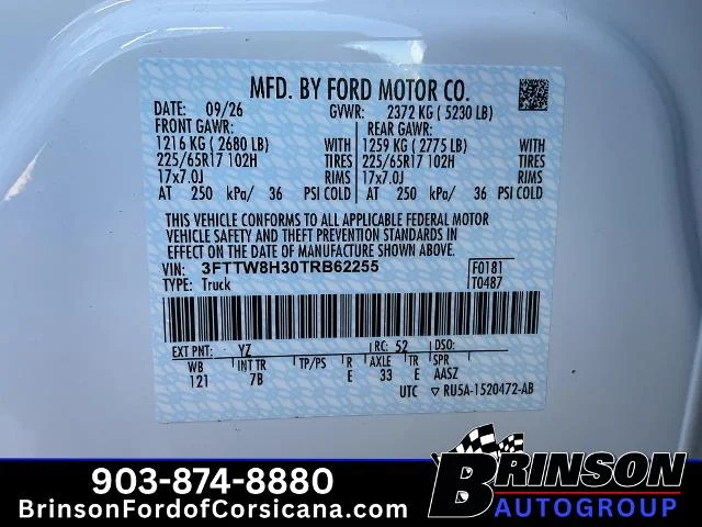 New 2026 Oxford White Ford XLT image 33