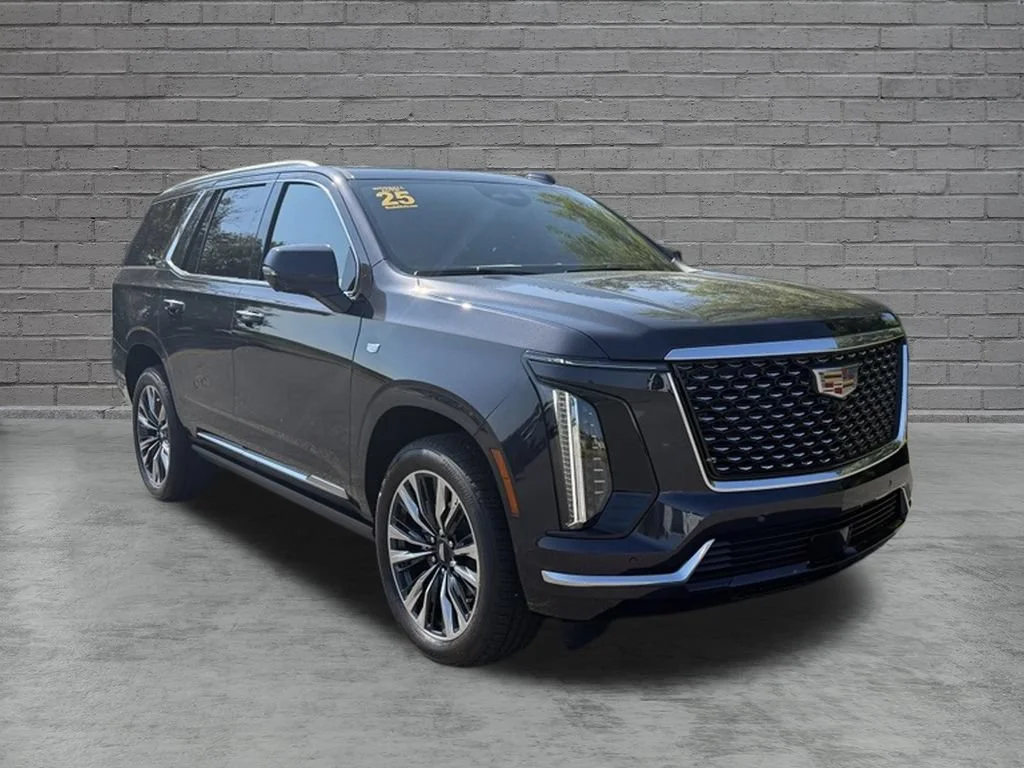 Used 2025 Galactic Gray Metallic Cadillac Premium Luxury image 1