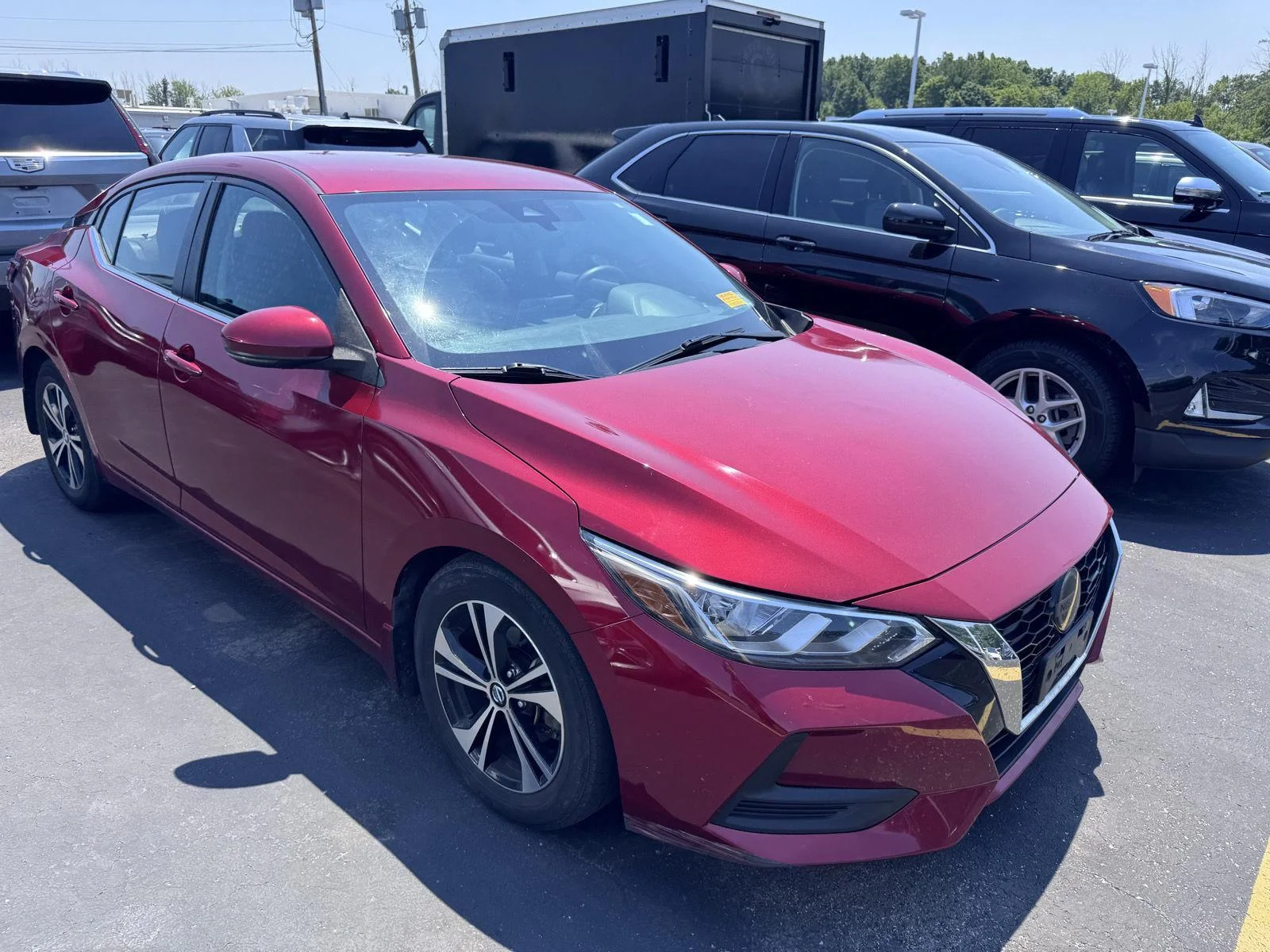 Used 2020 Scarlet Ember Nissan SV image 3