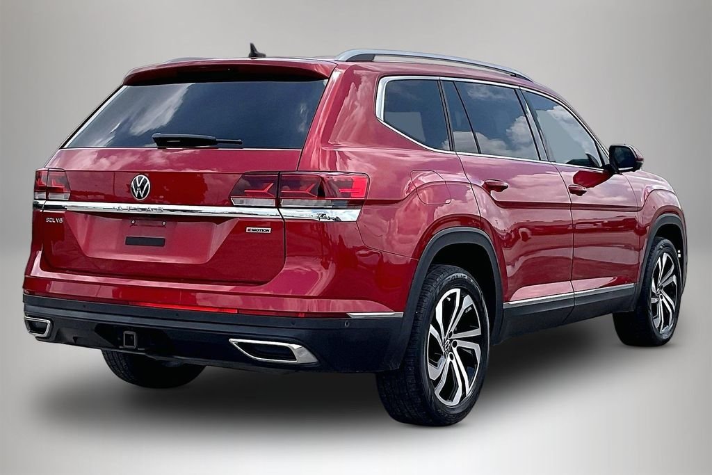 Certified Used 2021 Aurora Red Metallic Volkswagen SEL Premium image 5