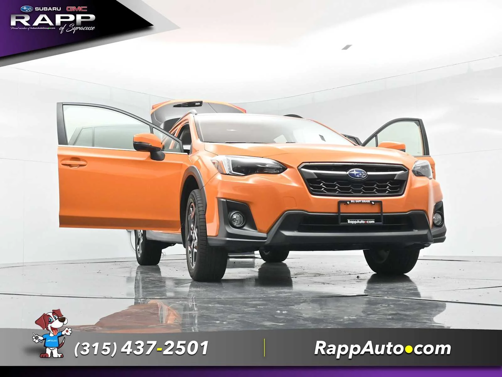 Used 2019 Sunshine Orange Subaru Limited image 37