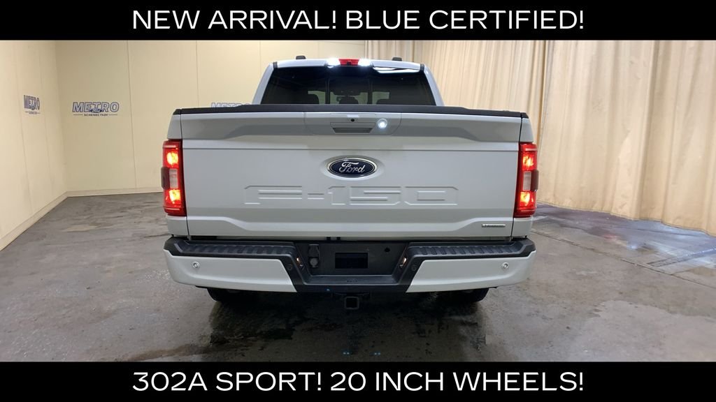 Certified Used 2022 White Metallic Ford XLT image 4