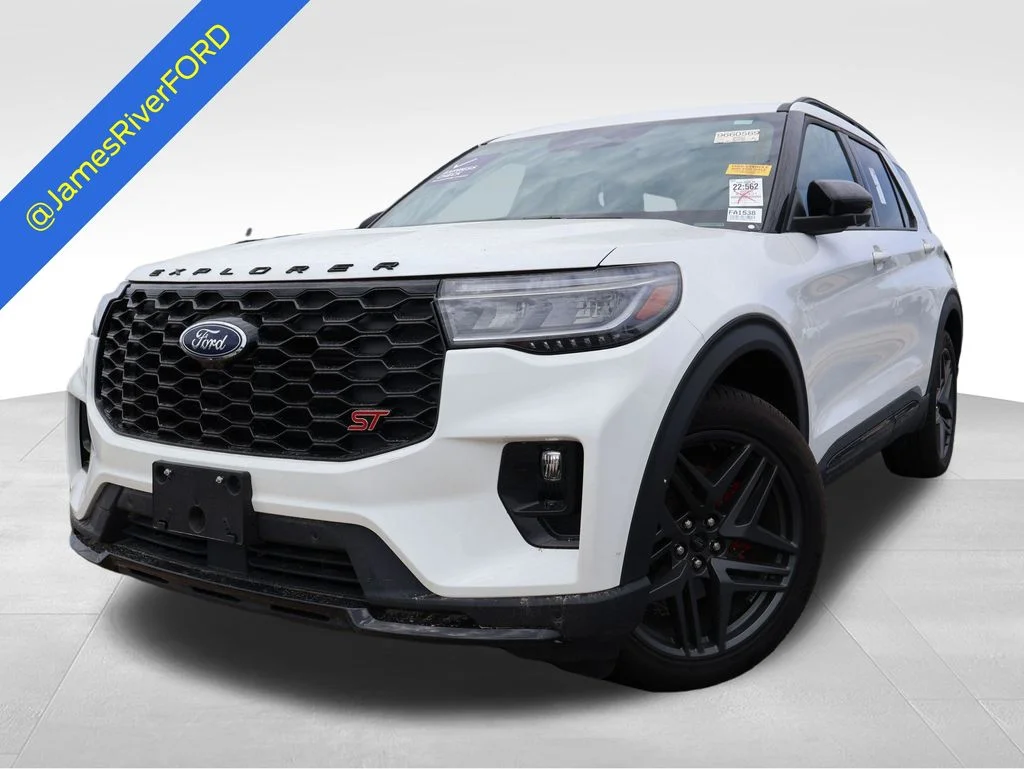 Used 2025 White Metallic Ford ST image 2