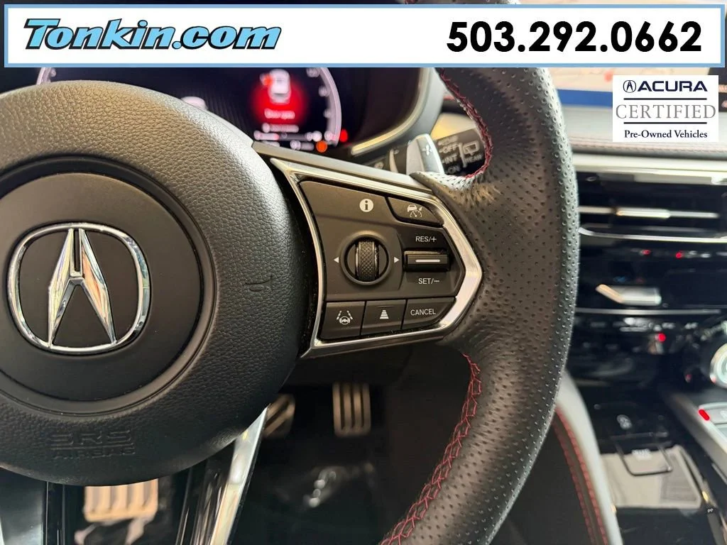 Certified Used 2023 Platinum White Pearl Acura SH-AWD with A-Spec Package image 53