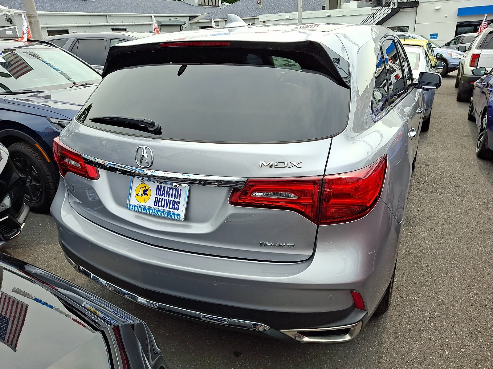 Used 2020 Lunar Silver Metallic Acura w/Technology Pkg image 4