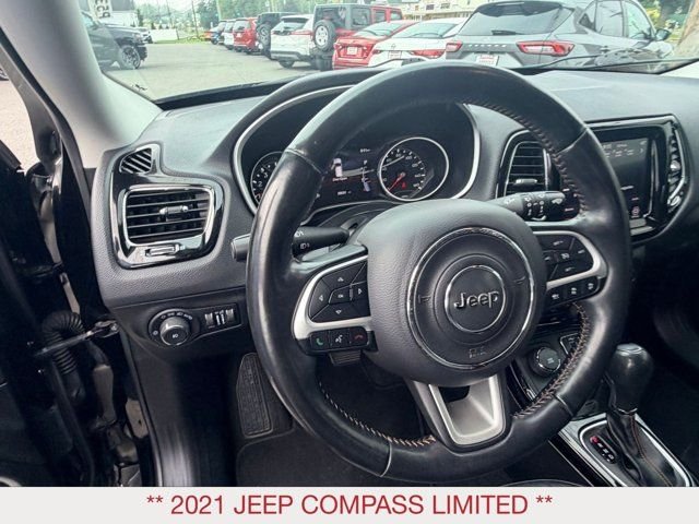 Certified Used 2021 Black Jeep Limited image 12