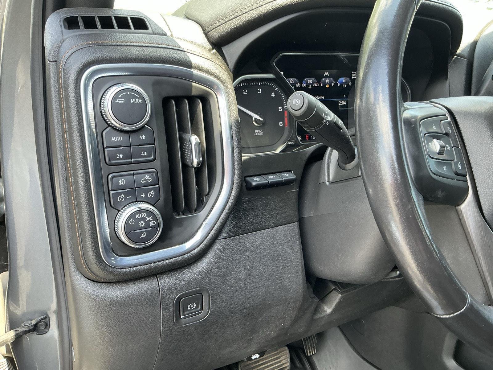 Used 2021 Satin Steel Metallic GMC AT4 image 34