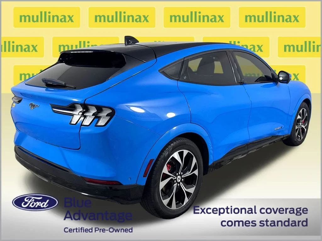 Certified Used 2021 Blue Ford Premium image 4