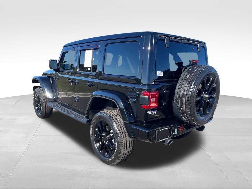 Used 2021 Black Jeep Unlimited Sahara High Altitude image 3