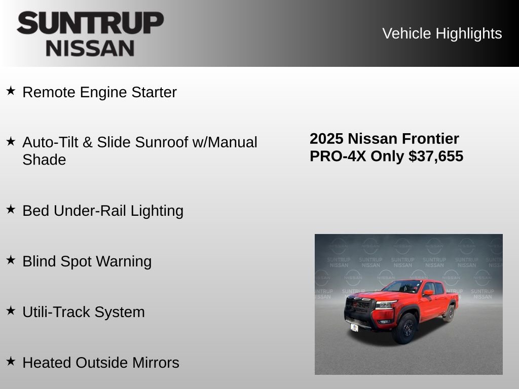Used 2025 Orange Nissan PRO-4X image 16