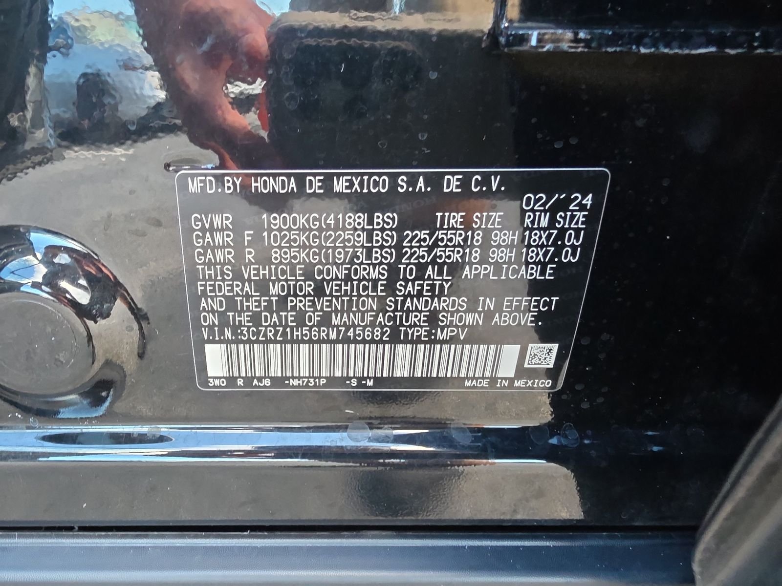 Certified Used 2024 Crystal Black Pearl Honda Sport image 30