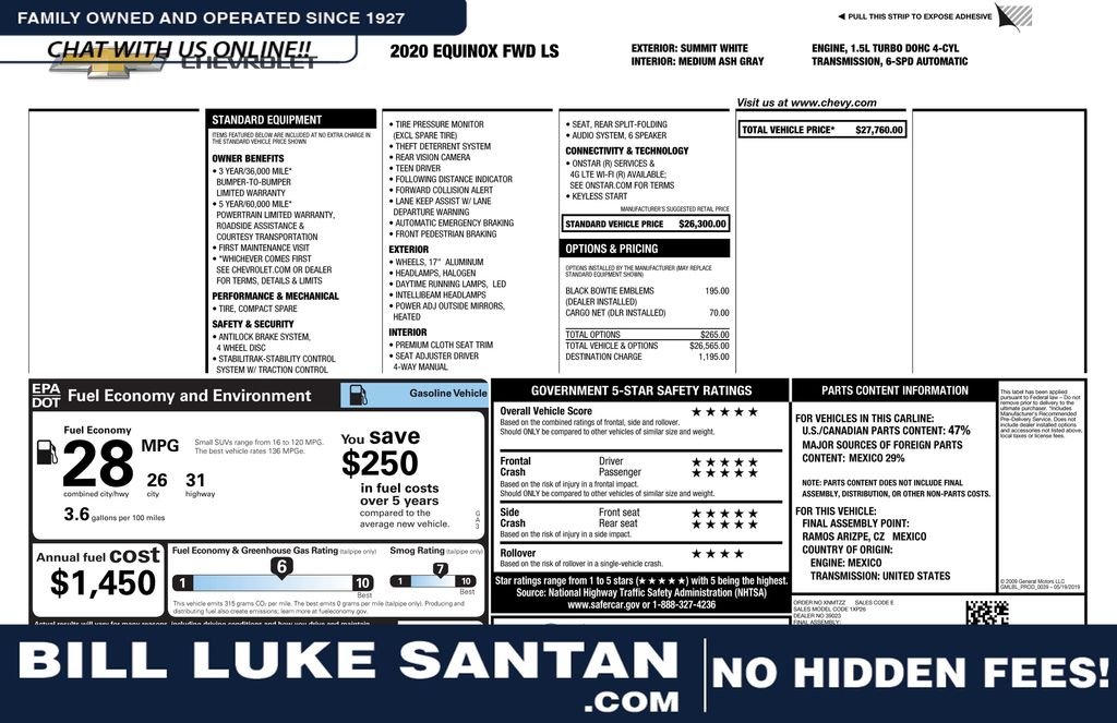 2020 Chevrolet Equinox LS