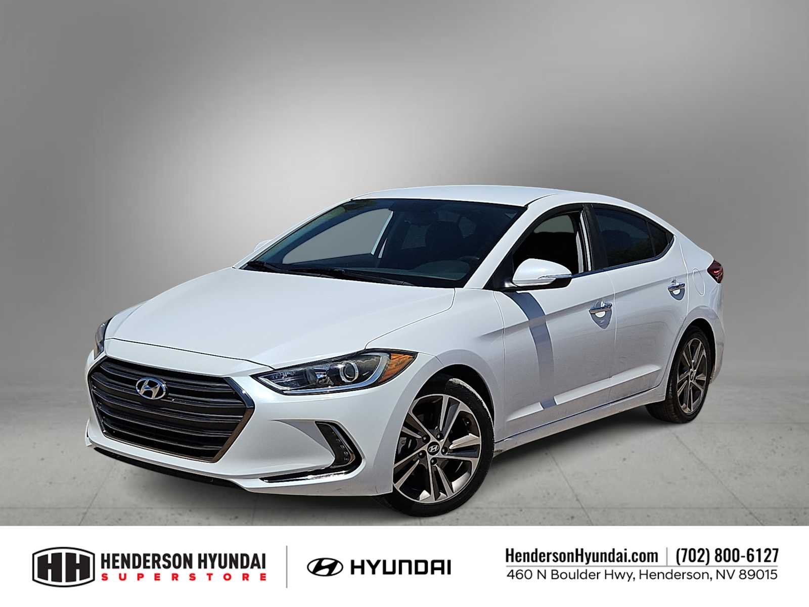 Certified Used 2017 Quartz White Pearl Hyundai Limited image 1
