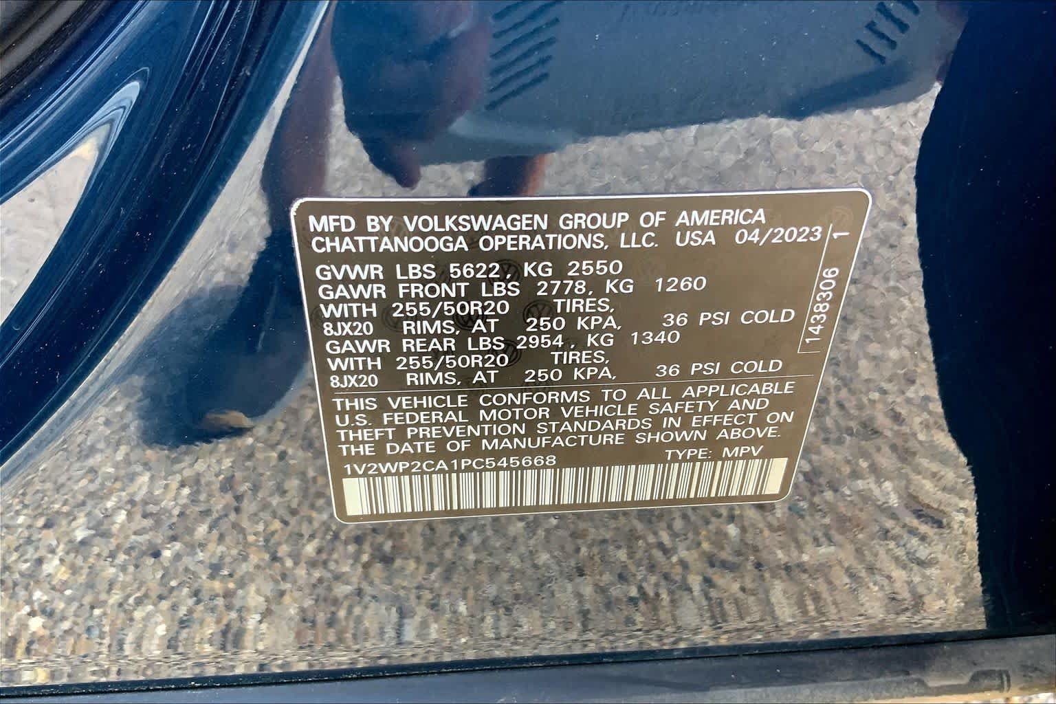 Used 2023 Tourmaline Blue Metallic Volkswagen 2.0T SE w/Technology image 37