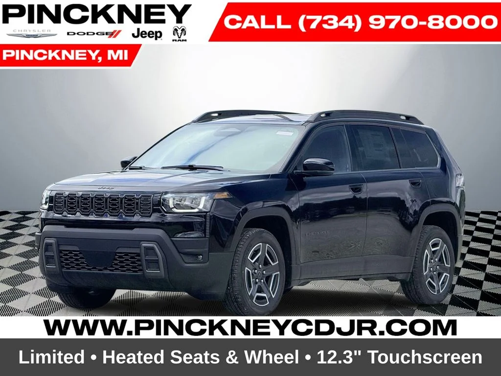 New 2026 Diamond Black Crystal Pearl-Coat Exterior Paint Jeep Limited image 1