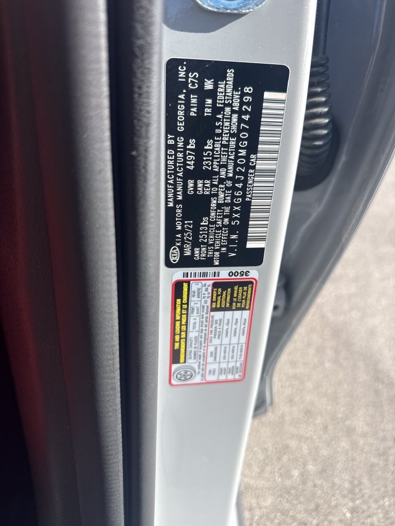 Used 2021 Gray Kia GT-Line image 22