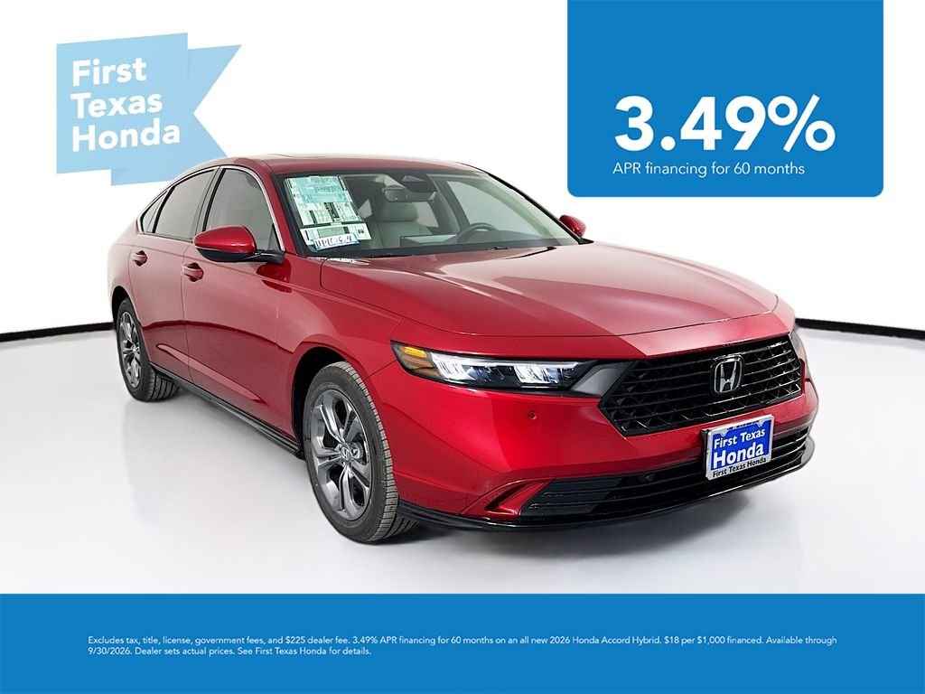 New 2026 Radiant Red Metallic Honda EX-L image 1
