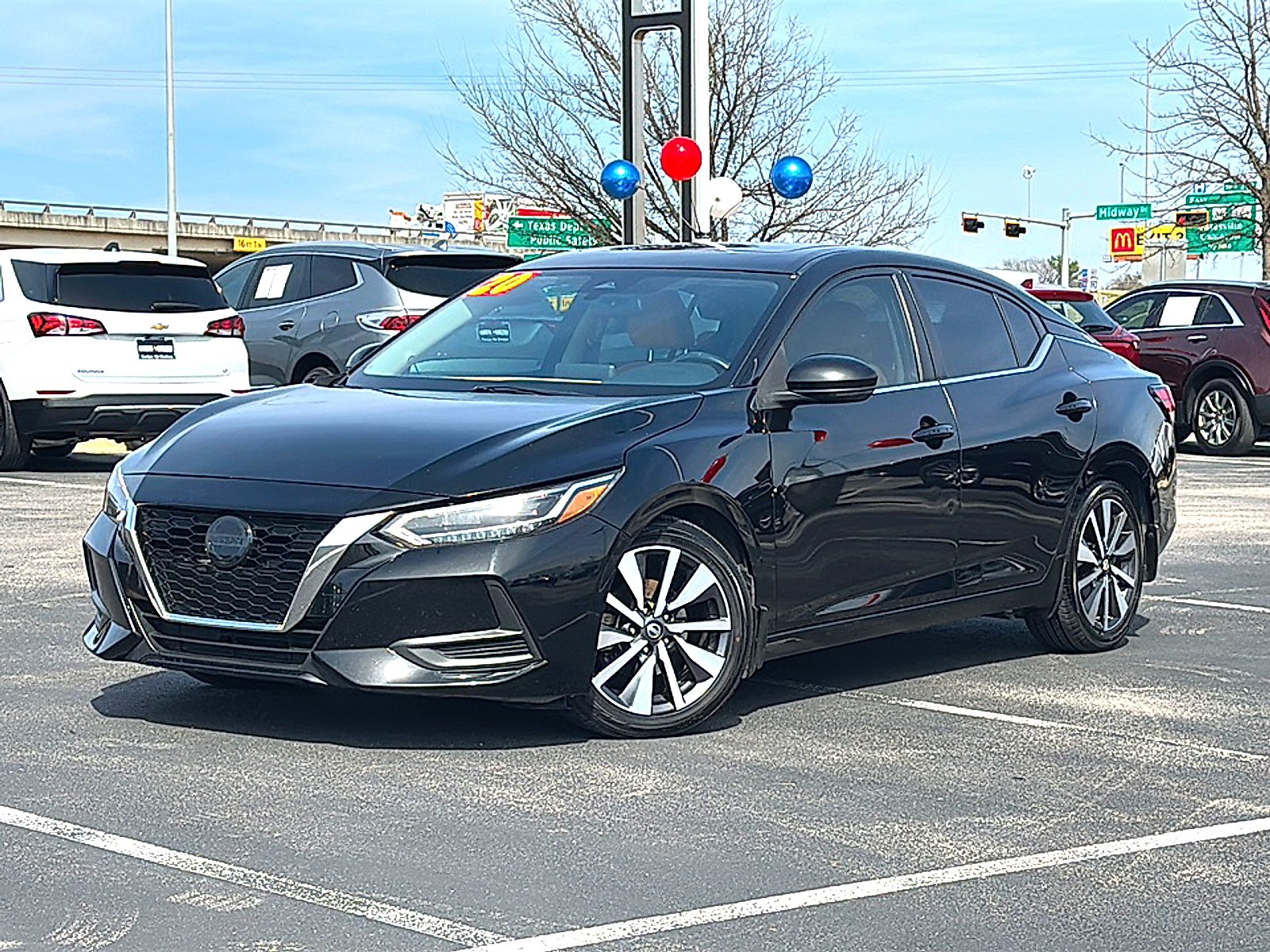 Used 2020 Nissan Sentra SV with VIN 3N1AB8CV1LY283476 for sale in Temple, TX