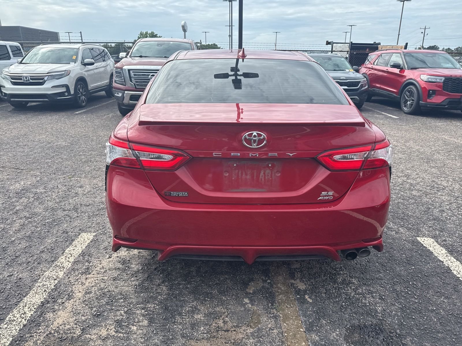 Used 2020 Red Toyota SE image 5