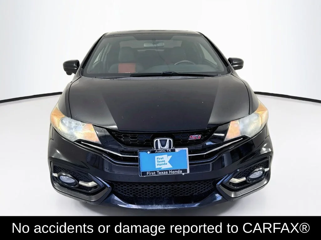 Used 2015 Crystal Black Pearl Honda Si image 2
